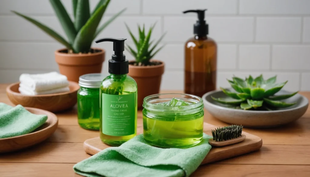 aloe vera soins cheveux