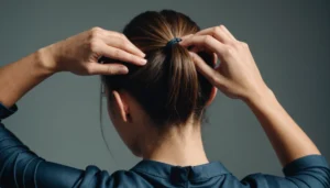 elastique en caoutchouc pour cheveux