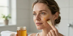 masque visage miel anti ride​