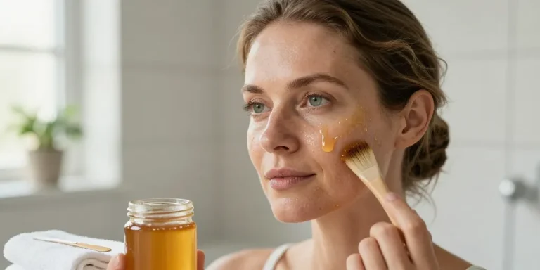 masque visage miel anti ride​